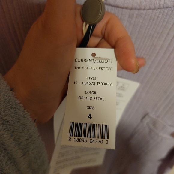 Current Elliott bnwt jersey t-shirt size 4 - Picture 5 of 8
